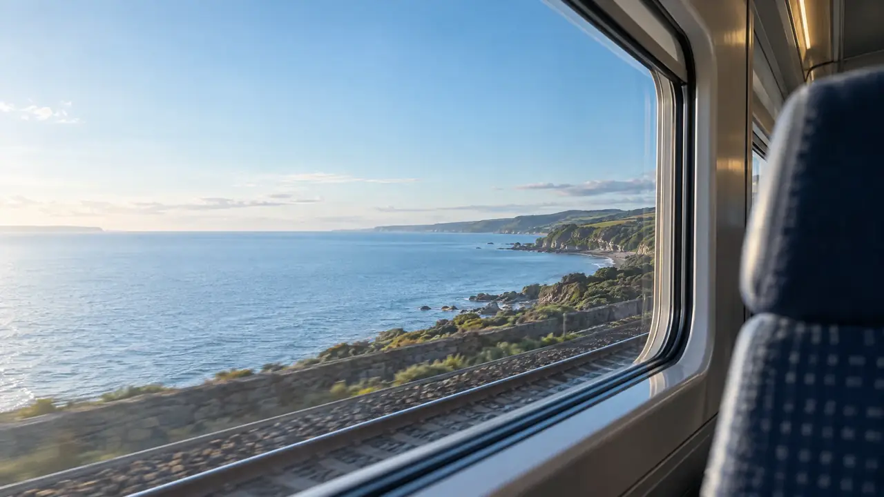 Travel scene illustrating Rail Window Guide
